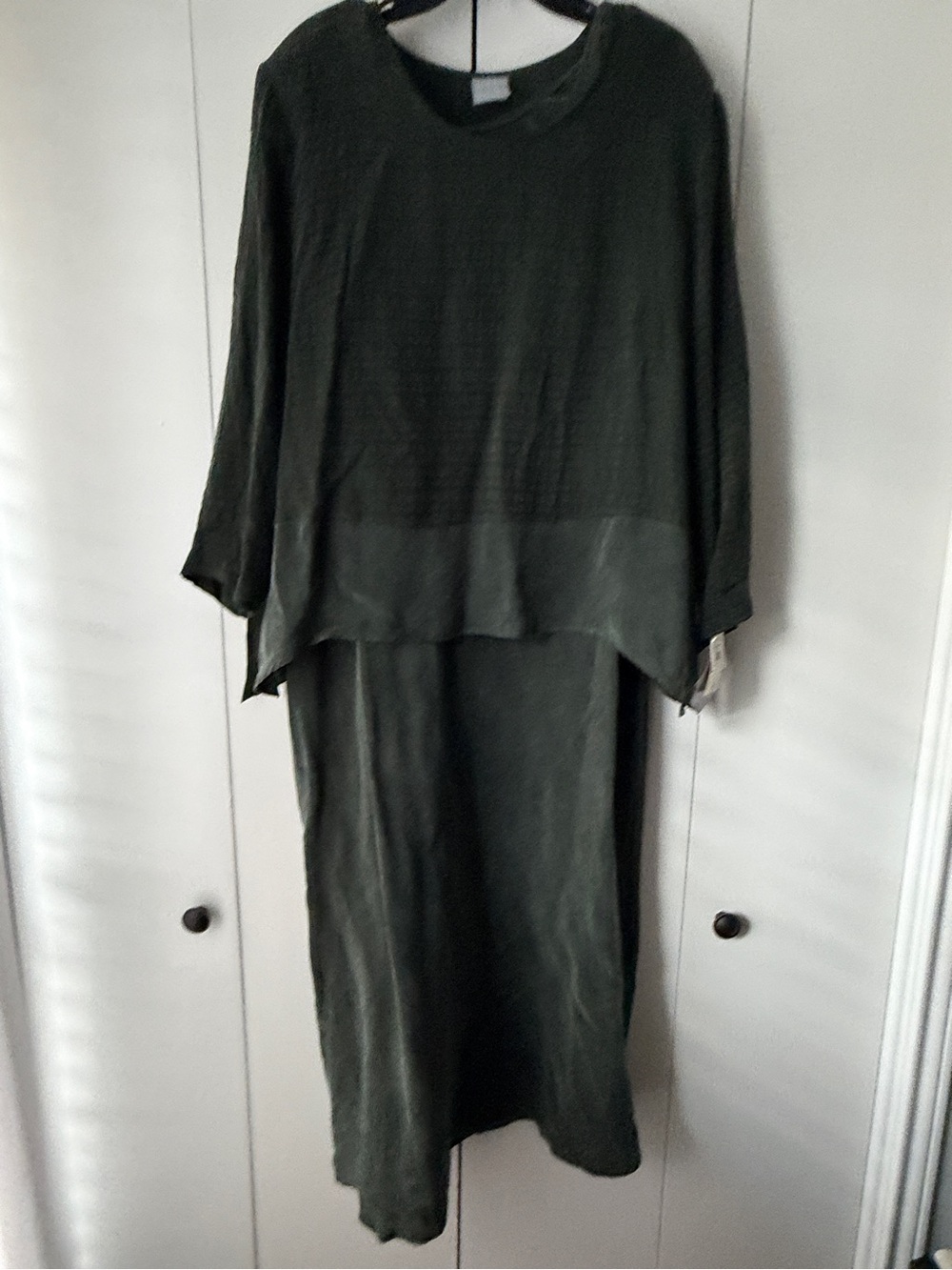 Vintage Olive Green 2 Piece Dress